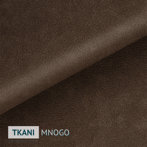 Фото обивочной ткани Экокожа К-309 коричневый крупным планом