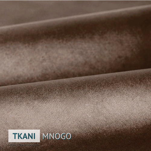 Фото “ YD-07” (однотонный коричневый) - материала бархата