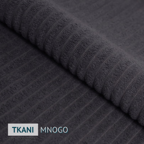 Фото фактуры велюра “66” (однотонный, полоса серый)