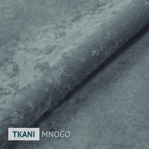 Фото внешнего вида велюра “cf052-11” (однотонный серый)