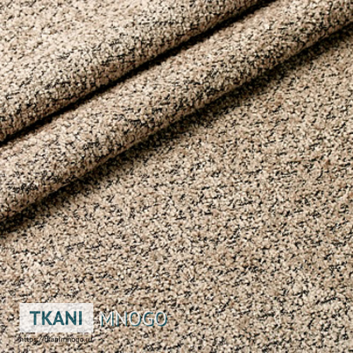 Фото внешнего вида велюра “8” (однотонный коричневый, бежевый)