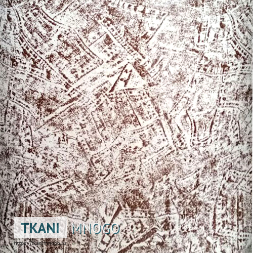 Фото материала 763-1(арт.) - белый абстракция. Производитель Китай. Замша - внешний вид.